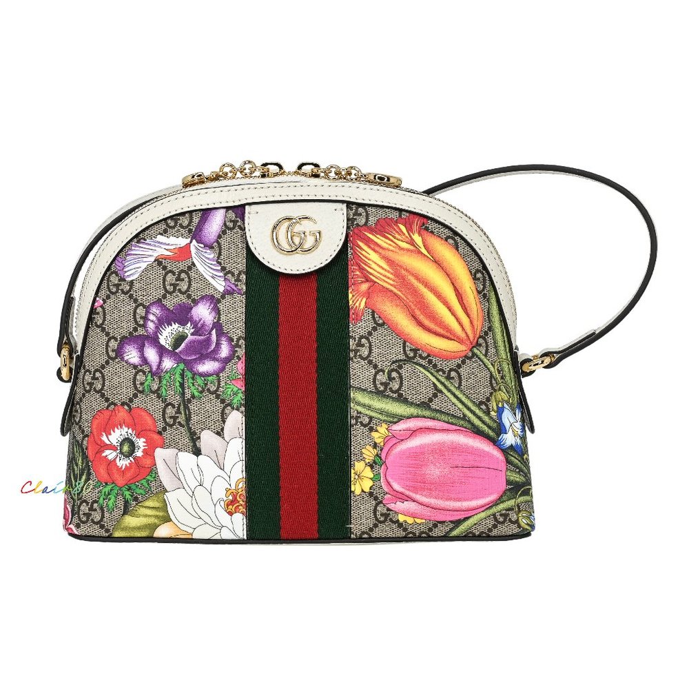 Gucci 499621 Ophidia Flora Shoulder Bag